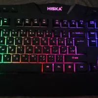 کیبورد گیمینگ مدل هیسکا|قطعات و لوازم جانبی رایانه|قزوین, |دیوار