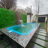 اجاره ویلا سوئیسی استخر دار در دل جنگل 026|اجارهٔ کوتاه‌مدت ویلا و باغ|رشت, کوی غلام نیا|دیوار