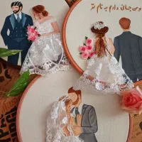 تابلو گلدوزی|تابلو، نقاشی، عکس|قم, پردیسان|دیوار