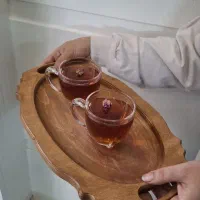 سینی چوبی و اردوی خوری|ظروف سرو و پذیرایی|مشهد, مقدم|دیوار