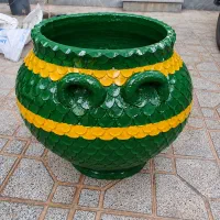 گلدان سفالی بزرگ