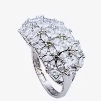 انگشتر نقره زنانه مدل مارکیز خور فلاور|جواهرات|اصفهان, ملکشهر|دیوار