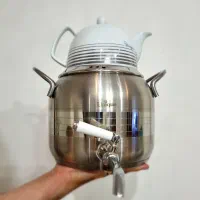 کتری قوری استیل یونیک کاملا نو