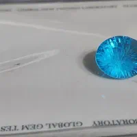 سنگ توپاز آبی روشن لندنی