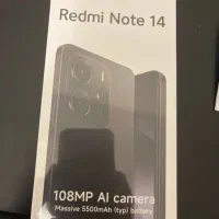شیائومی Redmi Note14 256G/ram8 مشکی آکبند