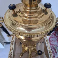 سماور ۱۰ لیتری ذغالی لوکس و کلکسیونی زیبا انتیک|سماور، چایساز، قهوهساز|تهران, افسریه جنوبی|دیوار