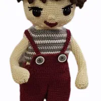 عروسک دست‌بافت ویلو  مناسب هدیه تولد و سیسمونی