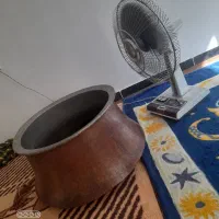 دیگ مسی چکشی قدیمی.یادگار گذشتگان با مرام|ظروف پخت‌وپز|آباده, |دیوار