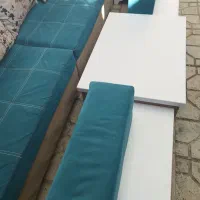 مبل هفت نفره با سه عدد میز جلو مبلی|مبلمان خانگی و میز عسلی|رزن, |دیوار