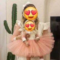 مجلسی لباس پالتو ست مادر دختر شیک و نو