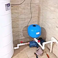 لوله کشی و نصب پمپ و تانکر آب