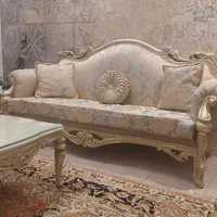 مبل کلاسیک طرح ترک چوب راش ۹ نفره+ناهارخوری ۸ نفره