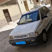 پراید سفید خانگی بی رنگ مدل ۸۶