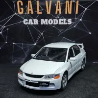 ماکت میتسوبیشی لنسر سفید فلزی بزرگ