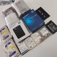 hdd هارد همه سایز آکبند و استوک