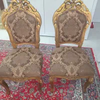 مبل سلطنتی سه نفره با سه تا میز شکیل|مبلمان خانگی و میز عسلی|گلبهار, شهر جدید گلبهار|دیوار