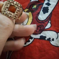 انگشتر وزن دقیق نمیدونم اما فاکتورش با النگو یکی