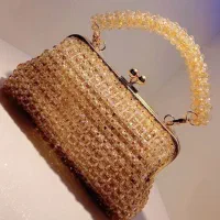 کیف مرواریدی. سیاه...