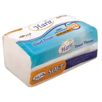 دستمال حوله مخزنی حریر 400 برگ