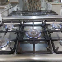 گازپنج شعله فردار تمام استیل جواهریان|اجاق گاز و لوازم برقی پخت‌وپز|تهران, فرزانه|دیوار