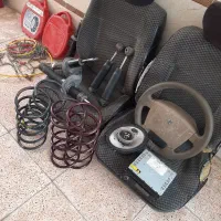 صندلی پژو کمک فنر ضبط باند کنوود زنجیرچرخ