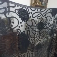 پارچه حریر مشکی