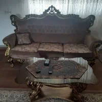 فروش یکدست مبل ۹ نفره|مبلمان خانگی و میز عسلی|آمل, |دیوار