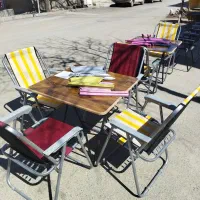 صندلی تاشو میز تاشو