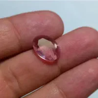 توپاز صورتی تراش جواهری