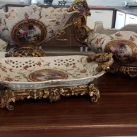 ظروف دکوری و آنتیک لمونژ طرح لیلی و مجنون|ظروف سرو و پذیرایی|کرمانشاه, |دیوار