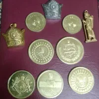 سکه برنجی شاهی مدال آمریکایی
