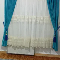 پرده پنجره حال|پرده، رانر، رومیزی|سمنان, |دیوار