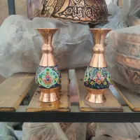 گلدان مس و پرداز به قیمت قبل