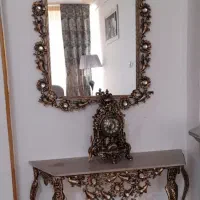 آیینه کنسول طرح برنز