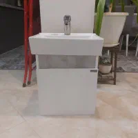 روشویی سنگ و کابین وشیر