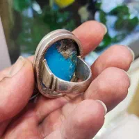 انگشتر فیروزه کلکسیونی دستساز|جواهرات|کرمانشاه, |دیوار