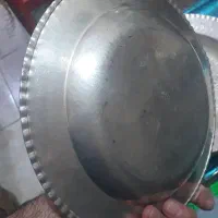 بشقاب دوری قلمزنی مسی|صنایع دستی و سایر لوازم تزئینی|ارومیه, |دیوار