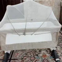 گهواره کنار تخت مادر نوی نو|تخت و صندلی بچه|مشهد, طبرسی شمالی|دیوار