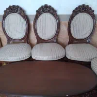 مبل ۴ نفره چوبی ،تلوزیون|مبلمان خانگی و میز عسلی|شاهدشهر, |دیوار