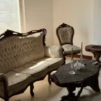 مبل ۹ نفره استیل چوب راش