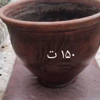 گلدان سفالی|گل و گیاه طبیعی|گنبد کاووس, |دیوار