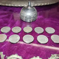 سکه پهلوی یک ریالی شیر و خورشید عتیقه زنگ نقره کوب