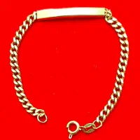 دستبند طلا کارتیر بچگانه با فاکتور به قیمت تابلو