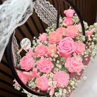 باکس شمع و گل