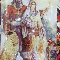 سینی طرح کوروش و همسرش