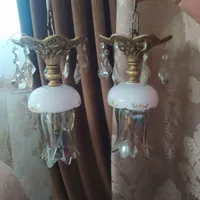 دو عدد لوستر برنز