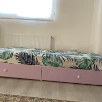 تخت ودو عدد کمد بچه گانه|تخت و سرویس خواب|اردبیل, |دیوار