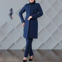 شلوار اداری کرپ سورمه ای و مشکی