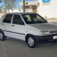 پراید مدل ۹۶یک گلگیر رنگ ماشین در حد