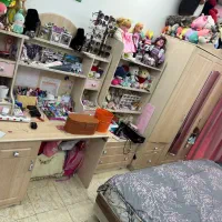 میزتحریر و کتابخانه و کمد